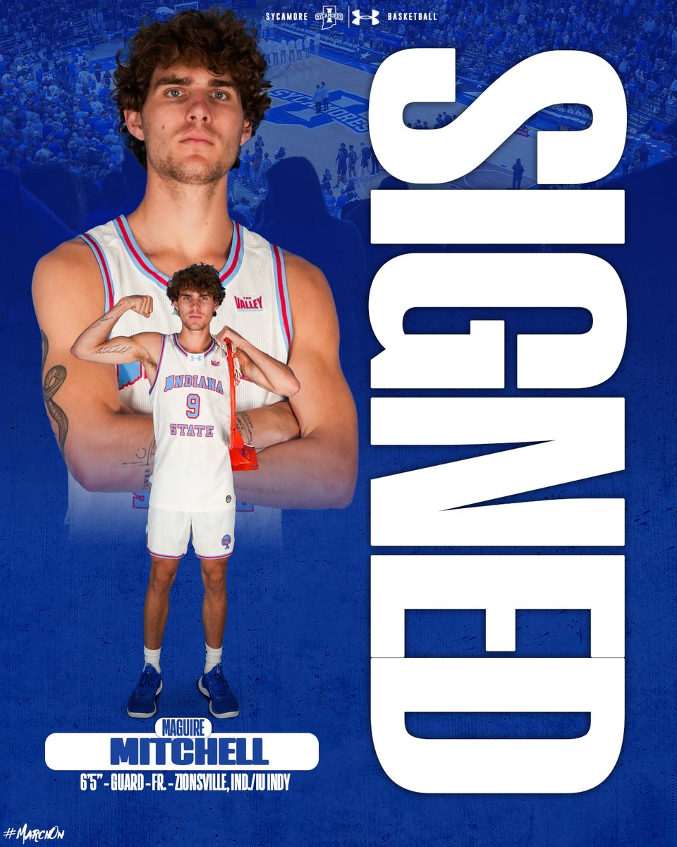 SIGNED 🔒

Welcome to Terre Haute, Maguire!

📘 tinyurl.com/2s44yr6m

#MarchOn