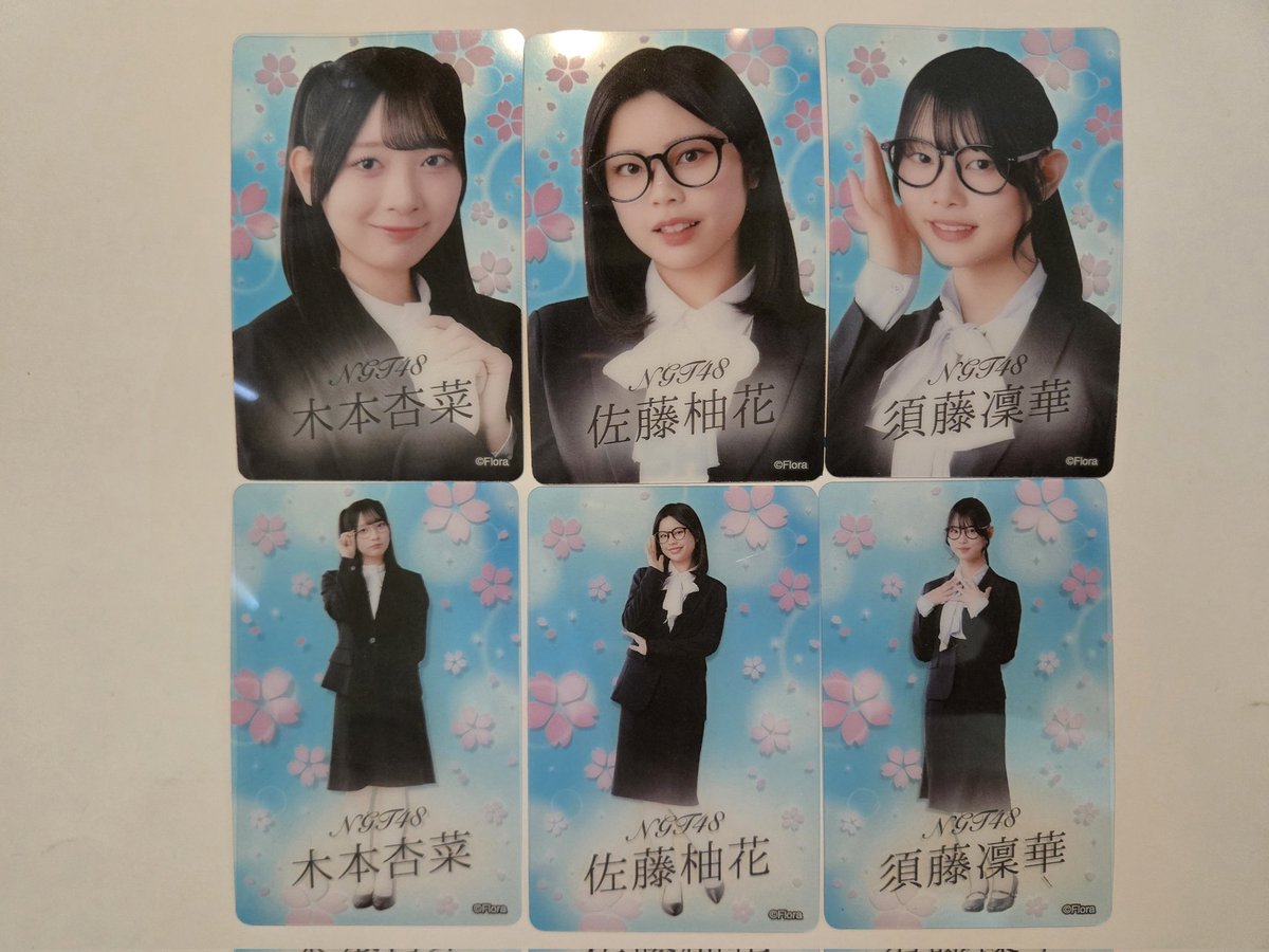 NGT48 シアターくじ クリアカード2026年4月(譲る) 木本杏 佐藤柚 須藤