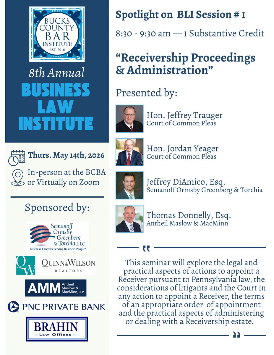 Bucks County Bar Association & Foundation tweet media