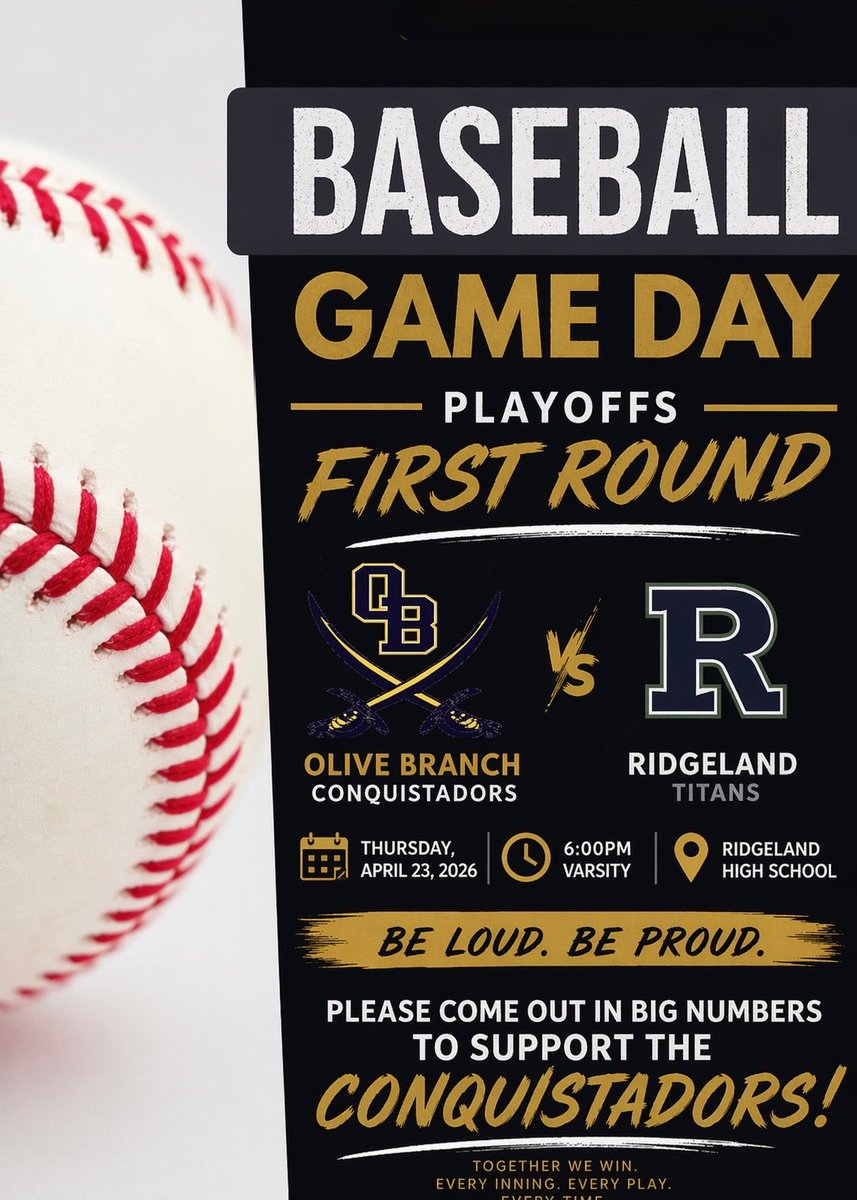 Olive Branch High School Baseball tweet media