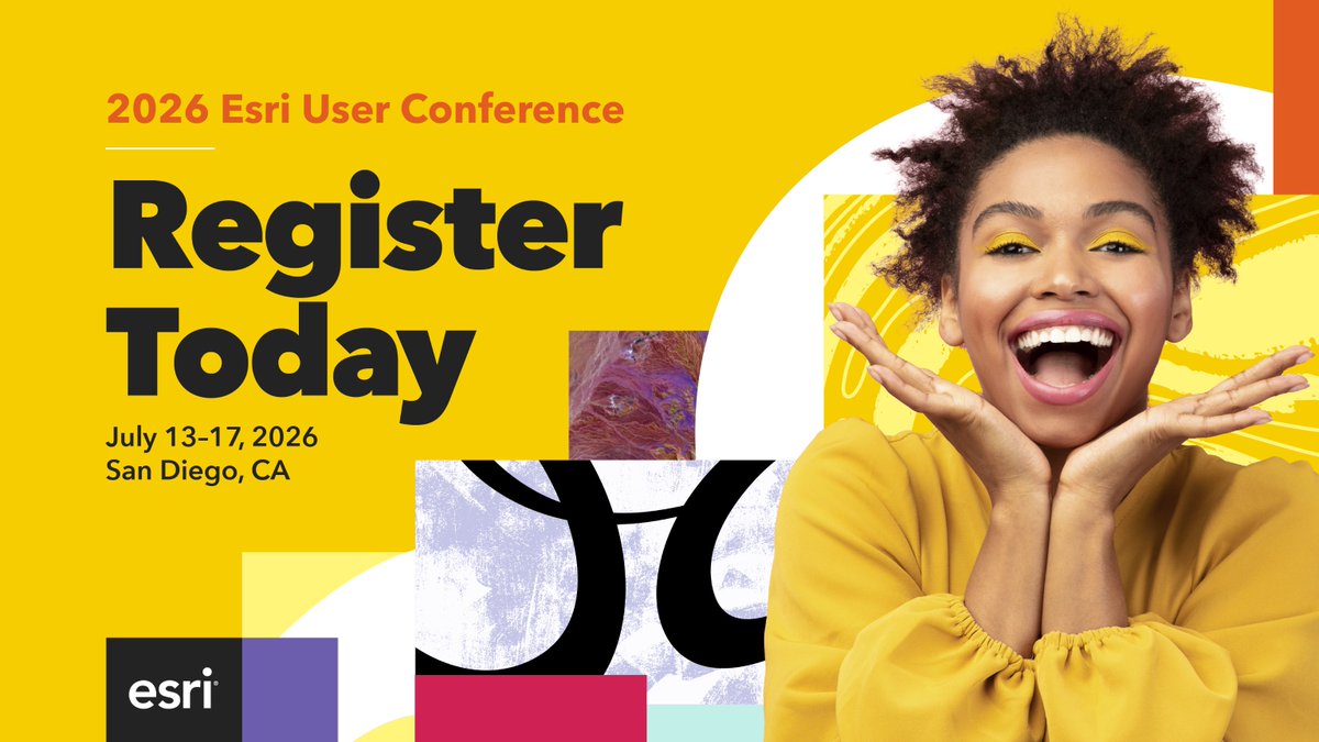 jrosalesgis's tweet image. The 2026 #Esri Special Achievement in #GIS Awards have been announced. Check out the amazing work being done in the #ArcGIS community! ow.ly/J0C730sVhjj #EsriUC2026