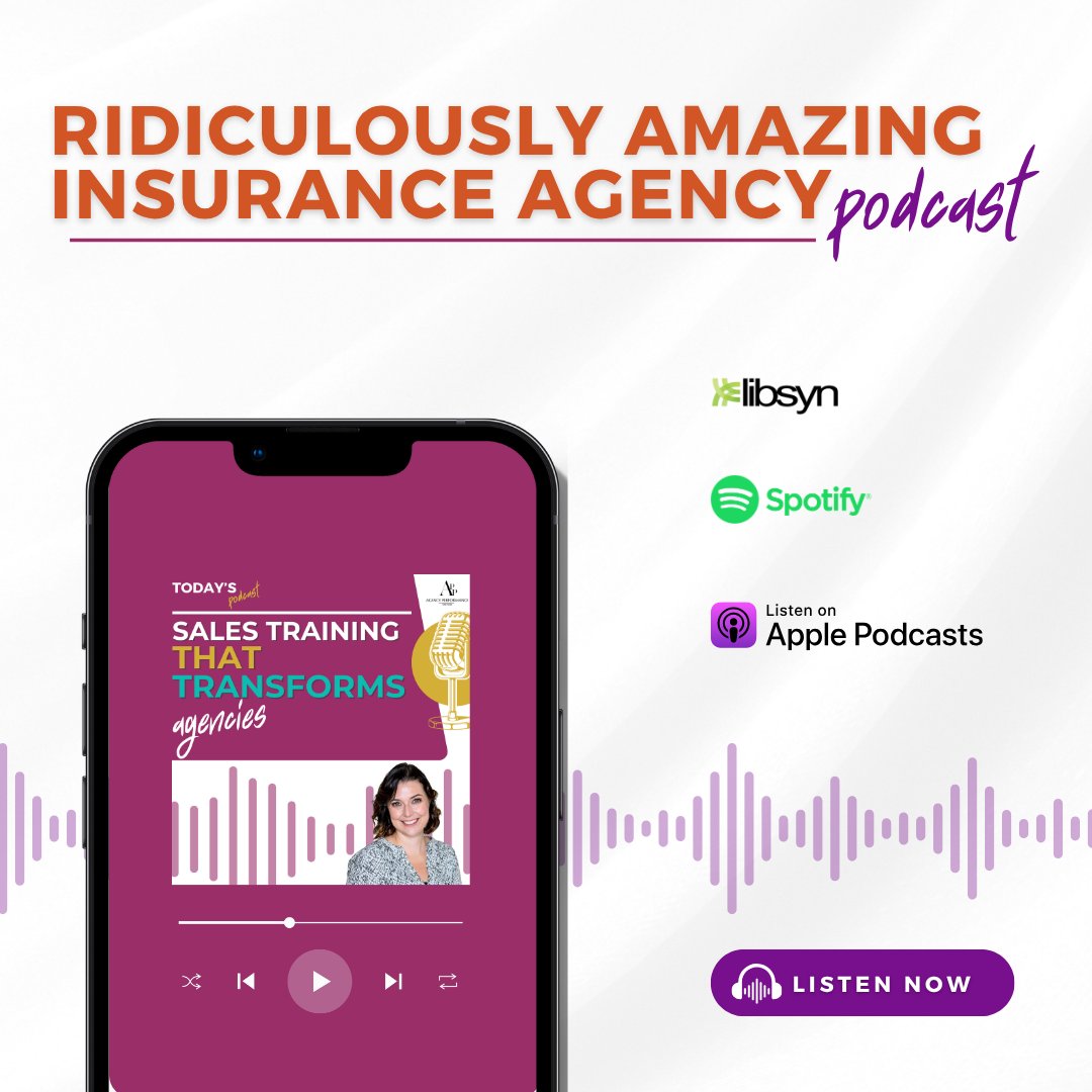 Appsinsurance's tweet image. 🎙️ Ridiculously Amazing Podcast – Your Monthly Dose of Agency Growth!

Ready to level up your insurance game? 

#RidiculouslyAmazingPodcast #InsuranceAgents #AgencyGrowth #ClientRetention #InsuranceTips #IndependentAgents