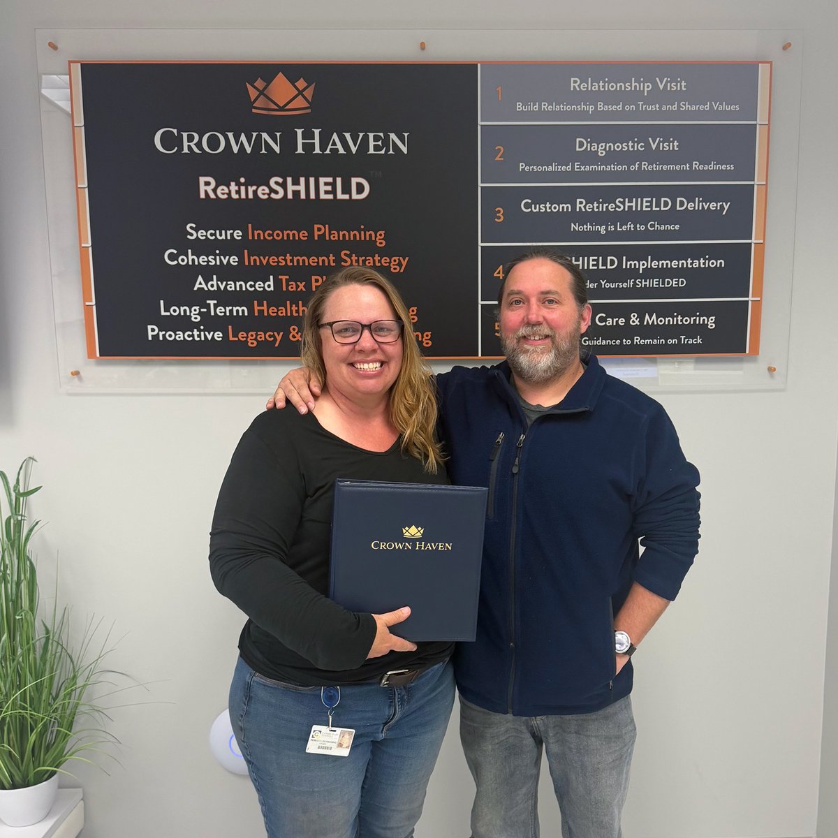 CrownHavenWA's tweet image. CONGRATULATIONS Jeremy Miller and Rebecca Schmiesing!
Learn how Crown Haven can help you reach your retirement goals!
#retirement #retirementplanning