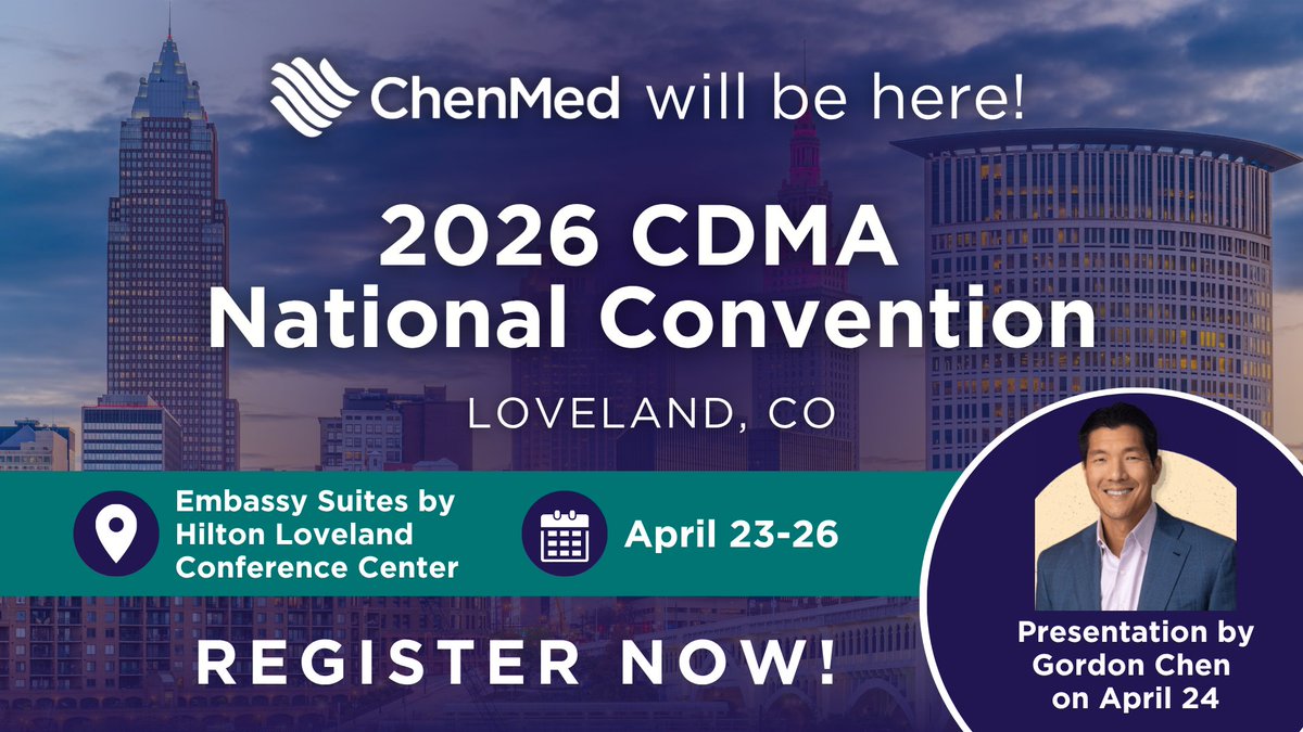 ChenMed's tweet photo. 🩺 Inspired. Renewed. Transformed. Join us in the Colorado mountains for Dr. Gordon Chen's powerful message where faith &amp; medicine meet! 💙🏔️
Learn more about us here. ➡️  https://t.co/4CT6lWXIId
#CMDA2026 #ChenMedIsHere https://t.co/etR8BtMRCD
