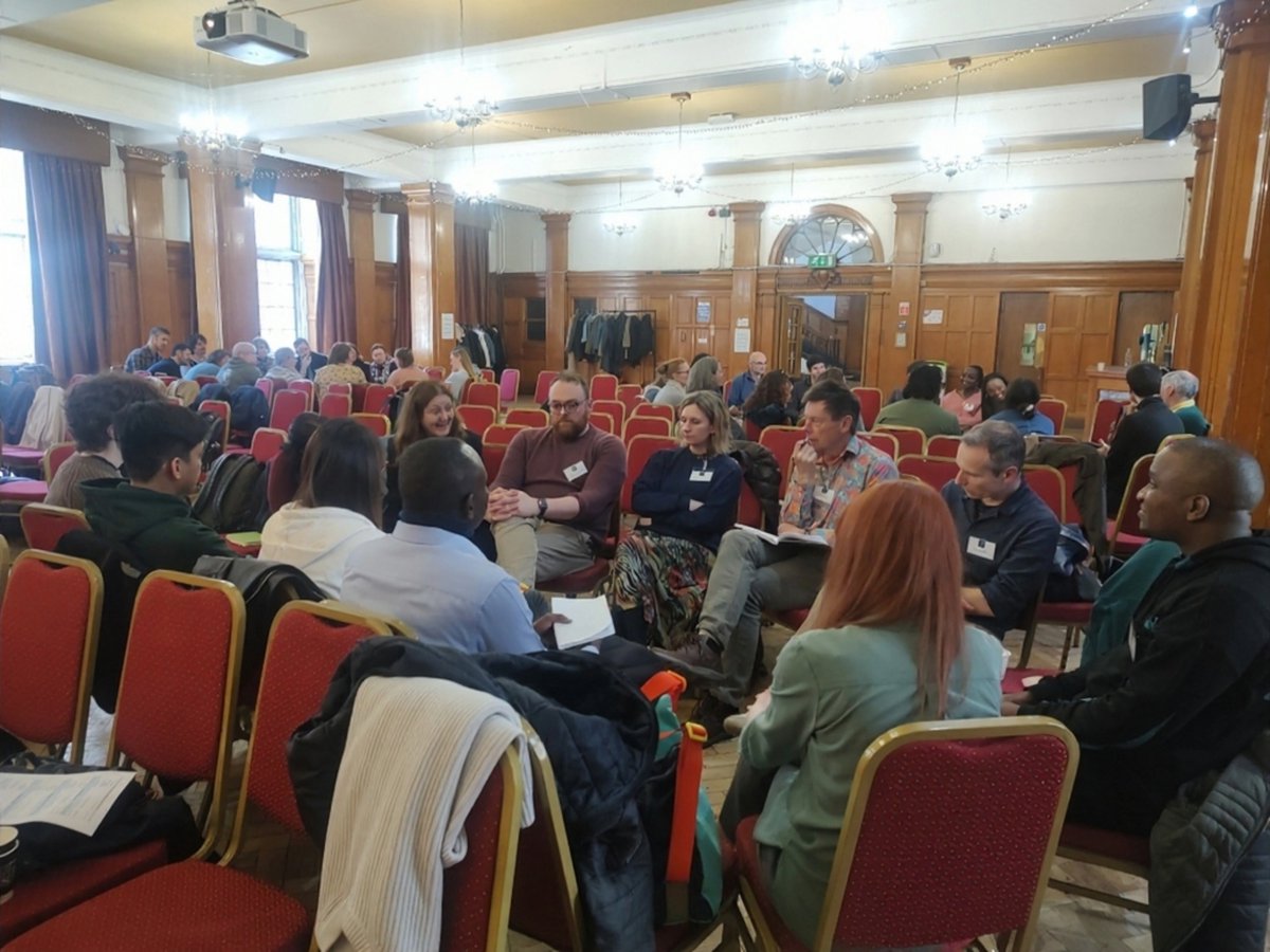 UofGSBOHVM's tweet photo. On Tuesday research staff and students came together for a day of talks, discussion and networking. Around 170 colleagues attended enjoying a varied and engaging programme. An impressive snapshot of the breadth of research activity and remarkable achievements across our community https://t.co/m8d8bMymH6