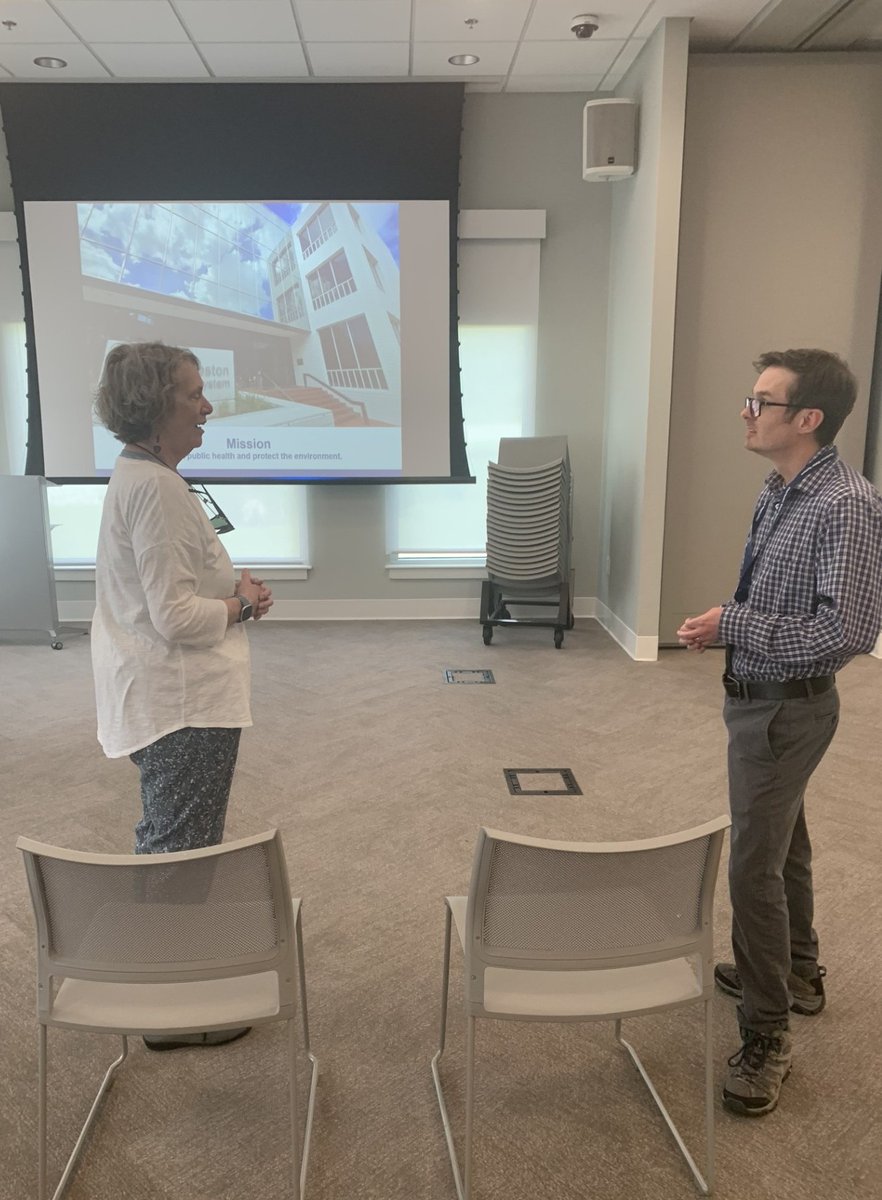 ChasWaterSystem's tweet photo. Happy National Library Week! Libraries are one of our favorite partners because they include dedicated employees, curious patrons, and rooms to engage our community in! @ChasCoLibrary https://t.co/U6YsVB2M2Y