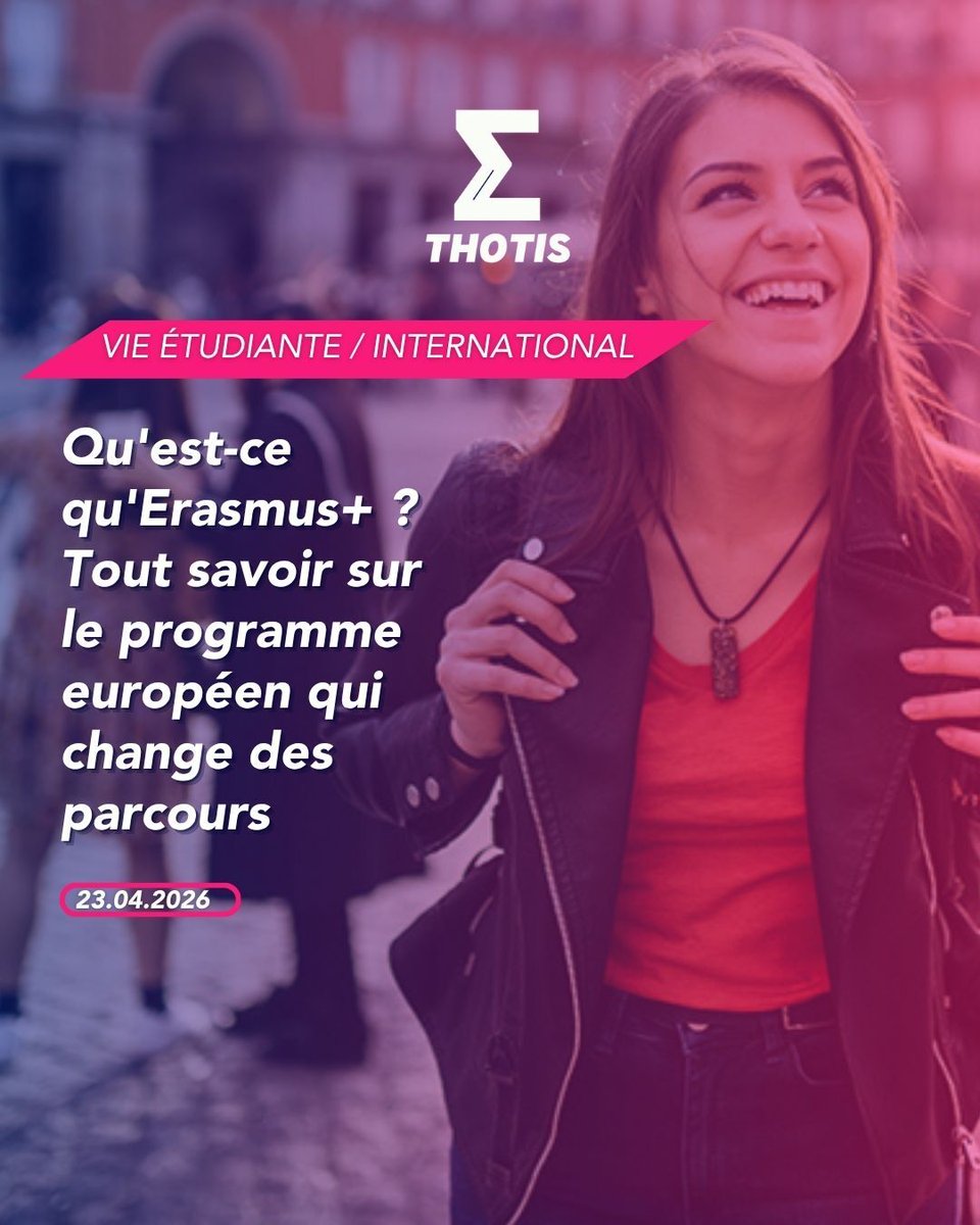 thotismedia's tweet image. #Étudessupérieures 🗞️🇪🇺Qu’est-ce qu’Erasmus+ ? Tout savoir sur le programme européen qui change des parcours
Un programme qui a beaucoup évolué en près de 40 ans d’existence : thotismedia.com/quest-ce-quera…

#thotismaster #ERASMUS @ErasmusplusFR @ESNFrance