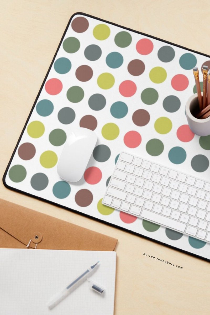 jo_artbyjwp's tweet image. Elevate your desk with an extended-size @redbubble desk mat that features a colorful polka dot pattern by ARTbyJWP and has a microweave polyester surface for optimal mouse control 
redbubble.com/i/mouse-pad/Cu…

#homeoffice #deskdecor #deskmats #redbubble #sales