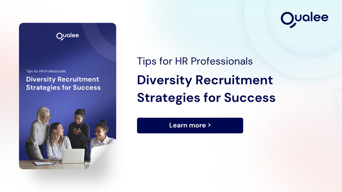 Qualee_Tech's tweet image. Diversity drives innovation 🌍 

Discover strategies to attract diverse talent and build inclusive workplaces in our latest guide.

👉 cdn.prod.website-files.com/5fbb9b89508062… 

#Qualee #DiversityAndInclusion #Recruitment #HRTech