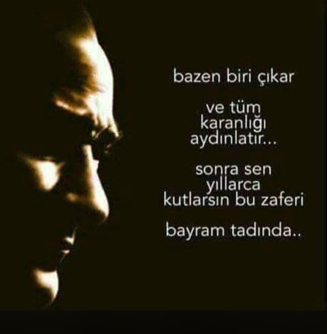 Evlat, çabanın zevkini tatmak lazım
Çoşkunluğa, yorgunluğu katmak lazım
Gördüm ki bu haykırmakar içten yalnız
Yetmez "yaşasın!" demek
yaşatmak lazım..!!!

Arif Nihat Asya 

#23NisanUlusalEgemenlikveÇocukBayramı