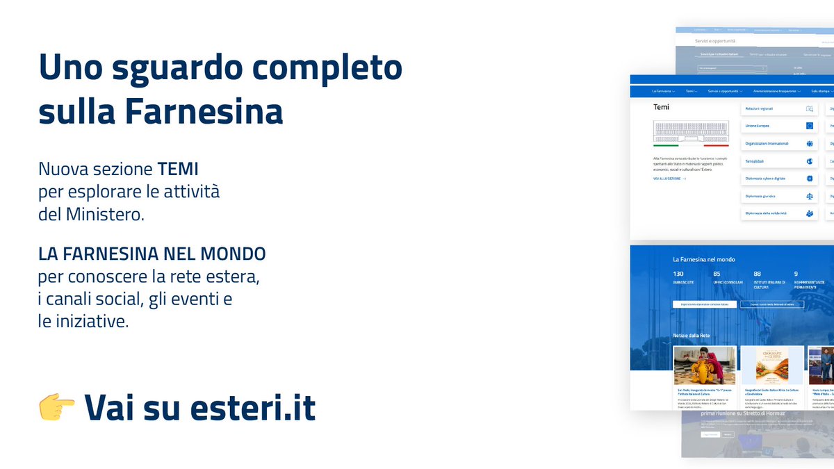 Farnesina 🇮🇹 tweet media