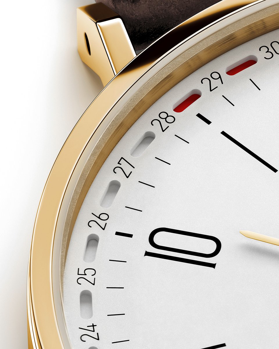 nomosglashuette's tweet image. This year, we introduced our patented Update complication in an 18-karat #gold #watch for the first time. In #Tangente gold neomatik 38 Update doré, this classic appearance is enhanced by golden hands.

Powered by the automatic caliber DUW 6101. 

nomos-glashuette.com