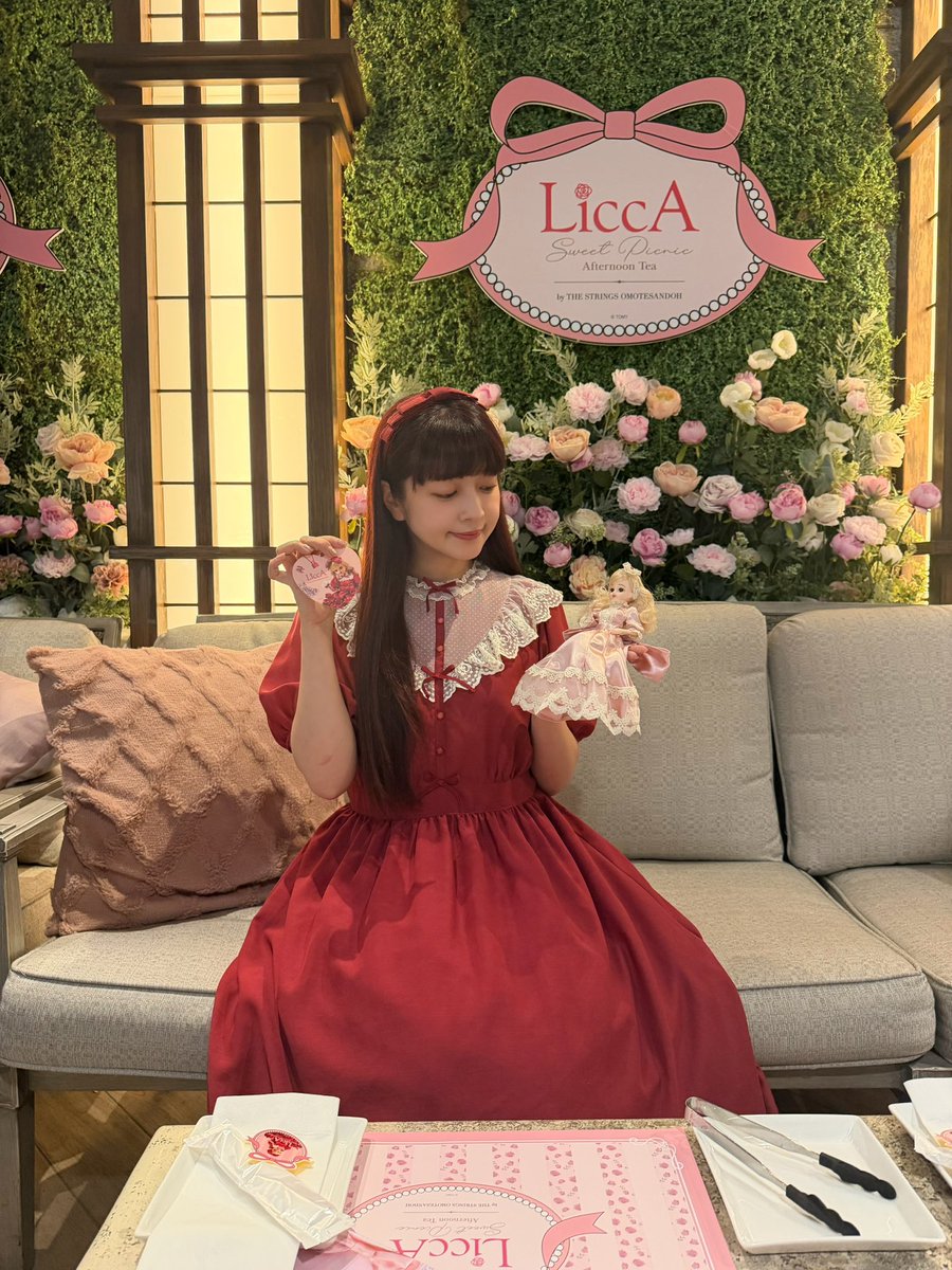 ザストリングス表参道×リカちゃんアフタヌーンティー可愛すぎました❤️