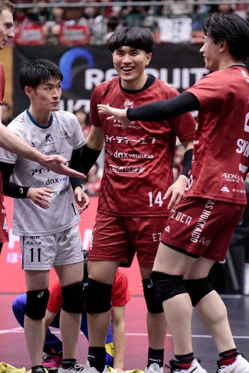 🗓️2026.04.12
🏐ヴォレアス北海道 VS 東京グレートベアーズ
📍リクルートスタッフィング リック＆スー旭川体育館
#ヴォレアス北海道 
#張育陞 選手