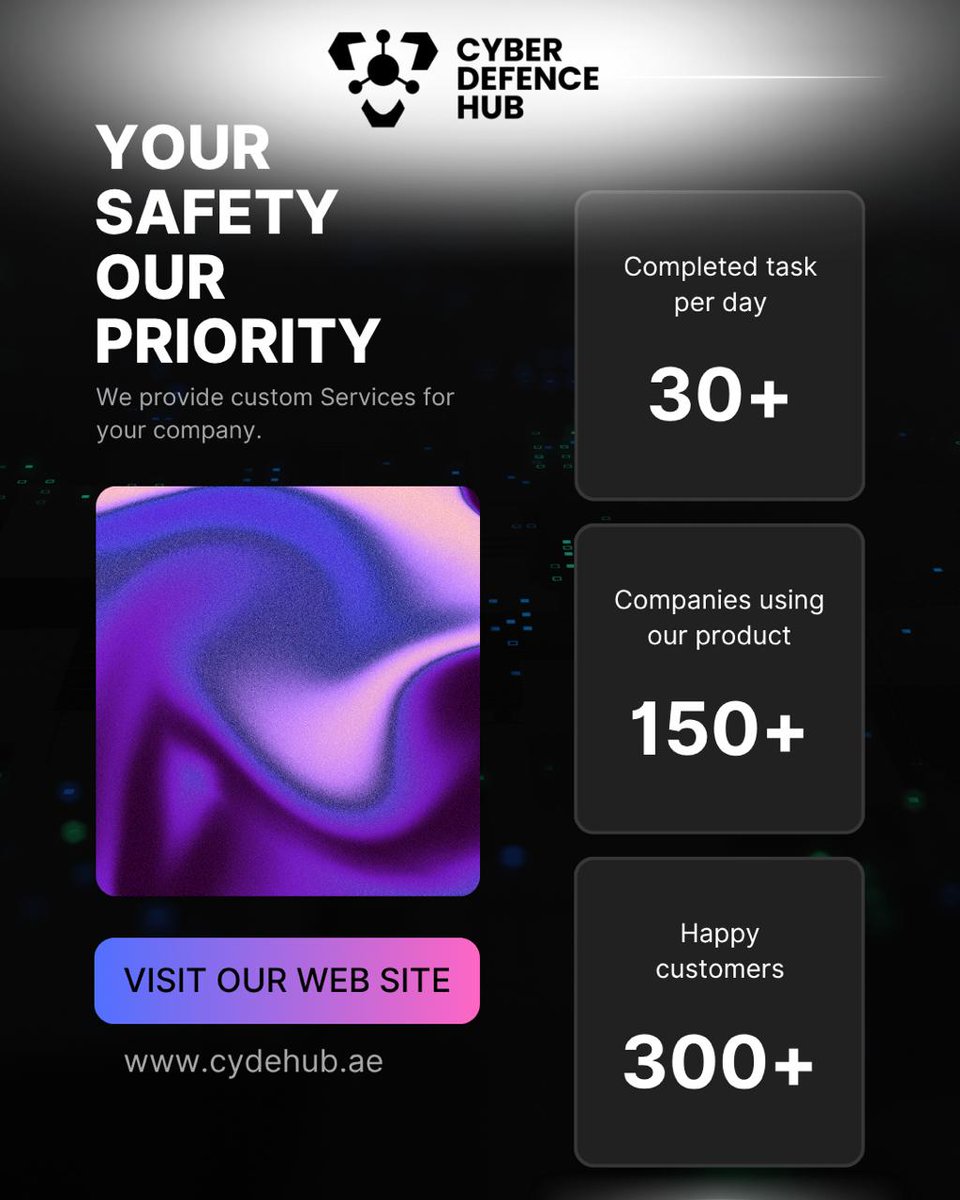 HubCyber80899's tweet photo. Millions of users are exposed every day. The real question is: are you protected enough? Building trust starts with securing what matters most.
#cyberattack #databreach #cyberprotection #securitysolutions #digitaltrust #onlinerisk #techawareness #uaelife #dubai #secureyourdata https://t.co/W5rDMq73IQ