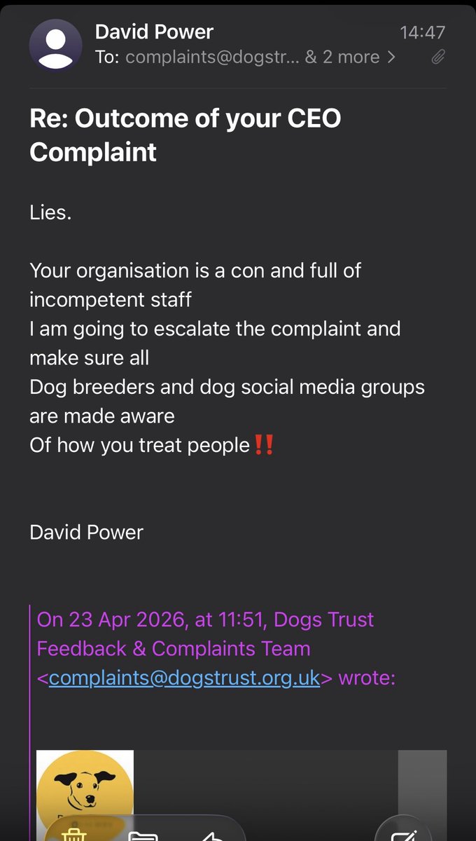 manpower1962's tweet image. ATTENTION ‼️The Dogs Trust 

USELESS TIME WASTERS

@thedogstrust @dogstrust @dogrehoming @dogrescue @everyone 

#thedogstrust #dogstrust #dogrehoming #dogrescue #everyone