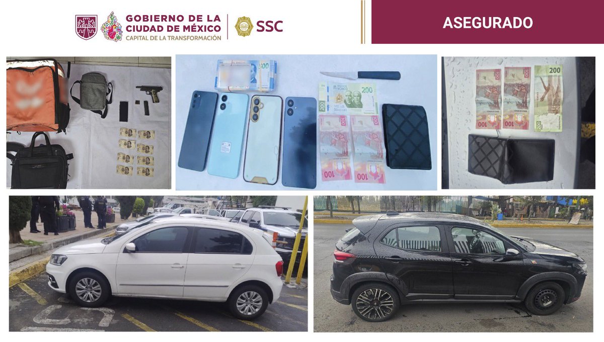 #Importante | Resultado de la oportuna atención a una denuncia por el asalto a un automovilista en la colonia #Peralvillo, compañeros de <a href="/SSC_CDMX/">SSC CDMX</a> detuvieron en <a href="/AlcCuauhtemocMx/">Alcaldía Cuauhtémoc</a> e <a href="/Alc_Iztapalapa/">Alcaldía Iztapalapa</a>, a Juan "N", José Ramón "N", Raúl "N" y Sharon Melisa "N".

Se recuperó dinero en