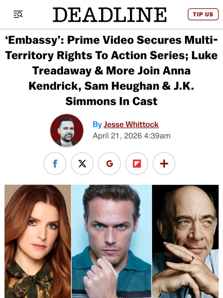 lenaluthorbr's tweet image. ELA VEM AÍ! 🤩
Katie McGrath estará em Embassy, nova série da Prime Video!
Já estou pronto(a) pra esse thriller 🔥