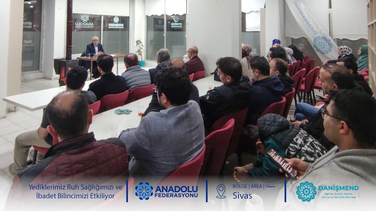 anadolufdrsyn's tweet photo. Danişmend Derneği’nin "Helal Gıda" söyleşisinde konuşan Prof. Dr. Hasan Yetim, tüketilen gıdaların bedeni olduğu kadar ruh sağlığını ve ibadet bilincini de doğrudan etkilediği vurguladı.

📰📌Haberin detayları için:
https://t.co/zcMSsezQZ0

#anadolufederasyonu #danişmendderneği https://t.co/WcxqRbkaAi
