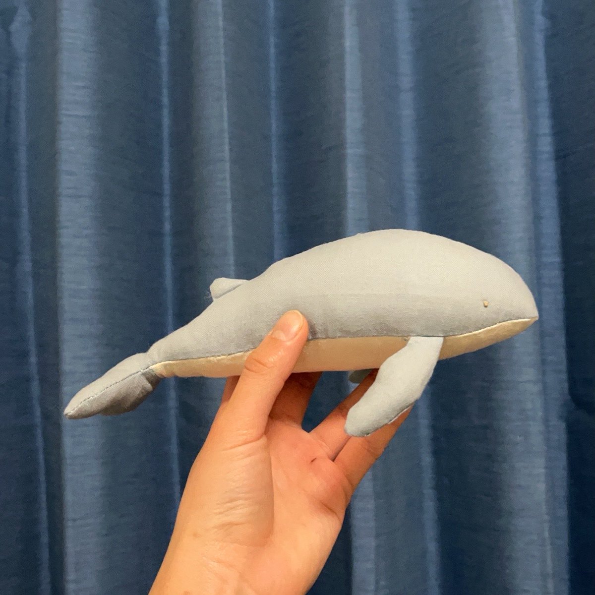 00a3af_blue's tweet image. くじらの概念を作りました
種を決めずに作ったので概念
 #クジラ #くじら #ぬいぐるみ