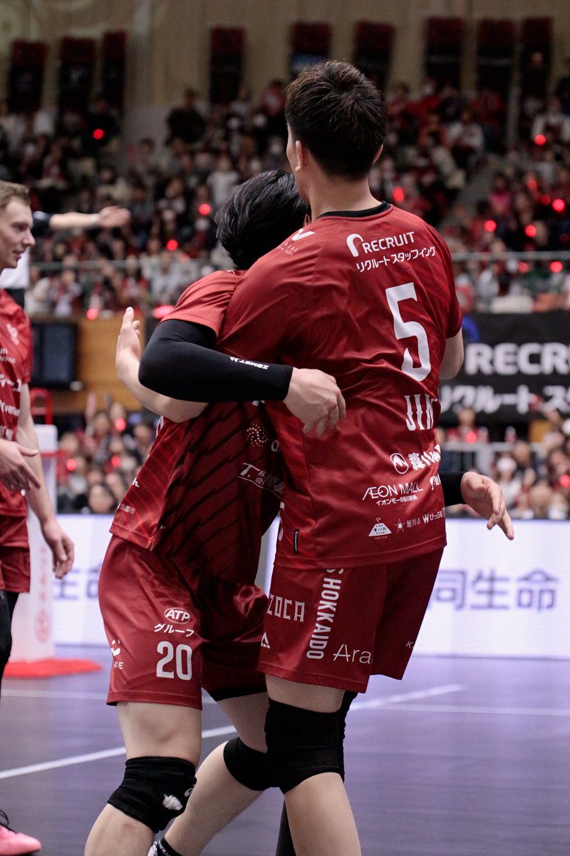 🗓️2026.04.12
🏐ヴォレアス北海道 VS 東京グレートベアーズ
📍リクルートスタッフィング リック＆スー旭川体育館
#ヴォレアス北海道 
#染野輝 選手
#井上仁 選手