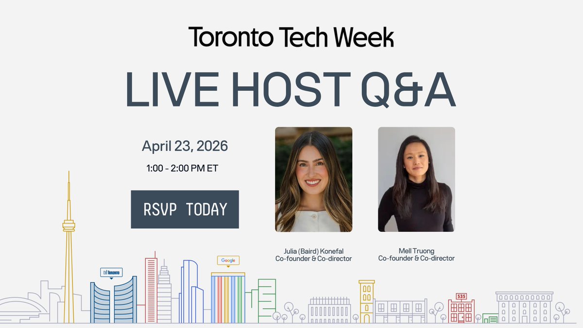 Toronto Tech Week tweet media