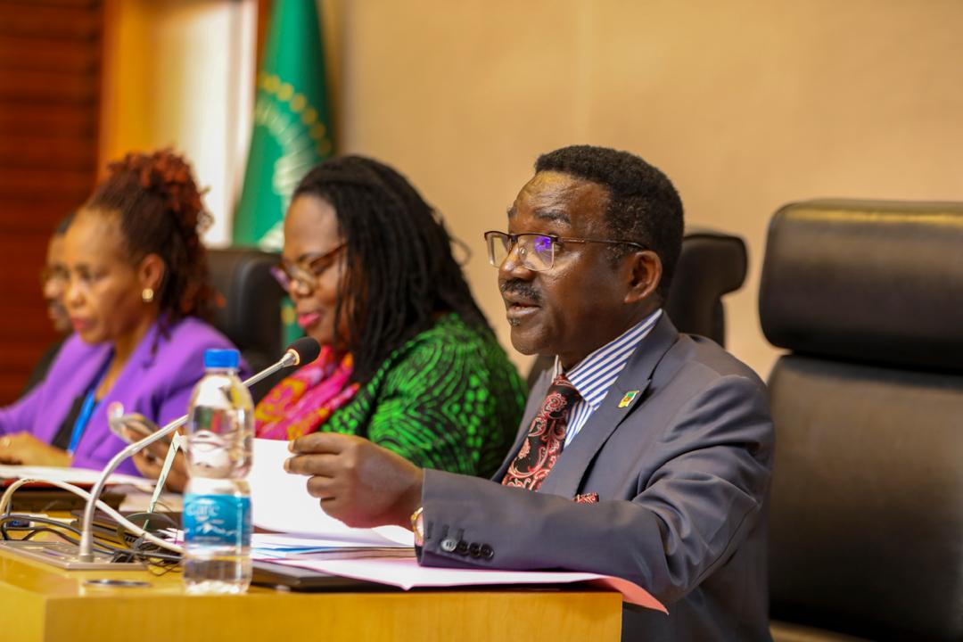 IOMatAU's tweet photo. Yesterday's 3rd AU #HumanitarianCoordinationForum Retreat agreed on a unified path for African-led humanitarian action. This is rooted in the 2022 Malabo commitments &amp; sets collective priorities for 2026, including capacity building, the HDP Nexus, &amp; AfHA.
 #MalaboPledges https://t.co/wT1a9UdUZ1