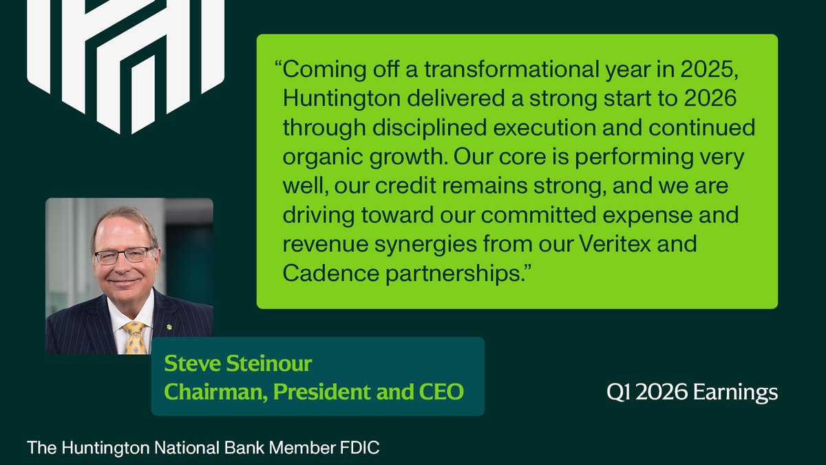 Huntington Bank tweet media