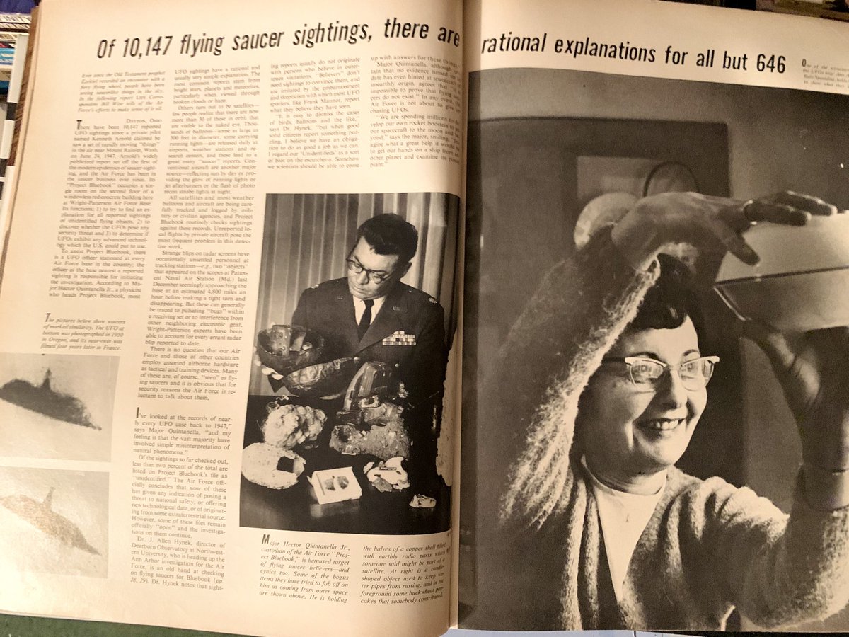 MHuntington7's tweet image. This LIFE Magazine featuring reporting on the 1966 UFO wave has been newly sighted in the UFO library! 👁️🛸 #UFOs #UFOLibrary 📚