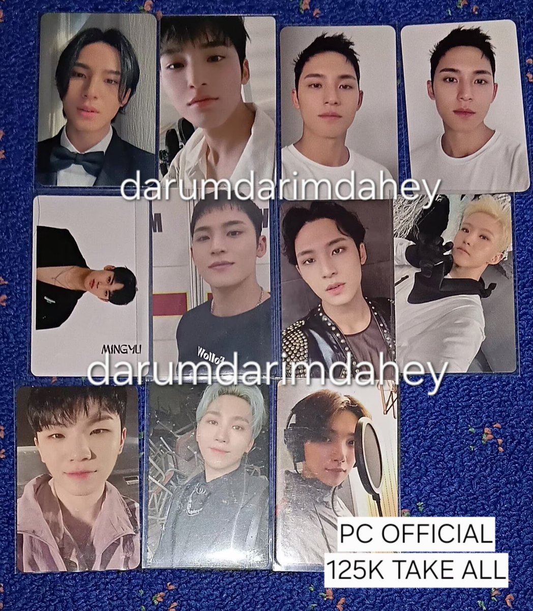 darumdarimdahey's tweet image. WTS PC OFFICIAL SEVENTEEN (mostly mingyu)
Take all only, ready ina
❌️ admin 🍊
Bisa split pay atau full pay 🍊

Tanya-tanya boleh DM aja yaa

#sell #buy #wts #wtb #svt #mingyu #joshua #woozi #hoshi #seungkwan