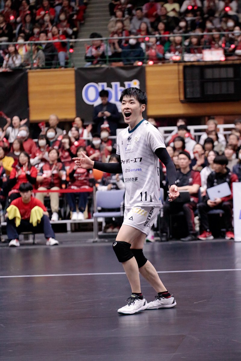 🗓️2026.04.12
🏐ヴォレアス北海道 VS 東京グレートベアーズ
📍リクルートスタッフィング リック＆スー旭川体育館
#ヴォレアス北海道 
#外崎航平 選手