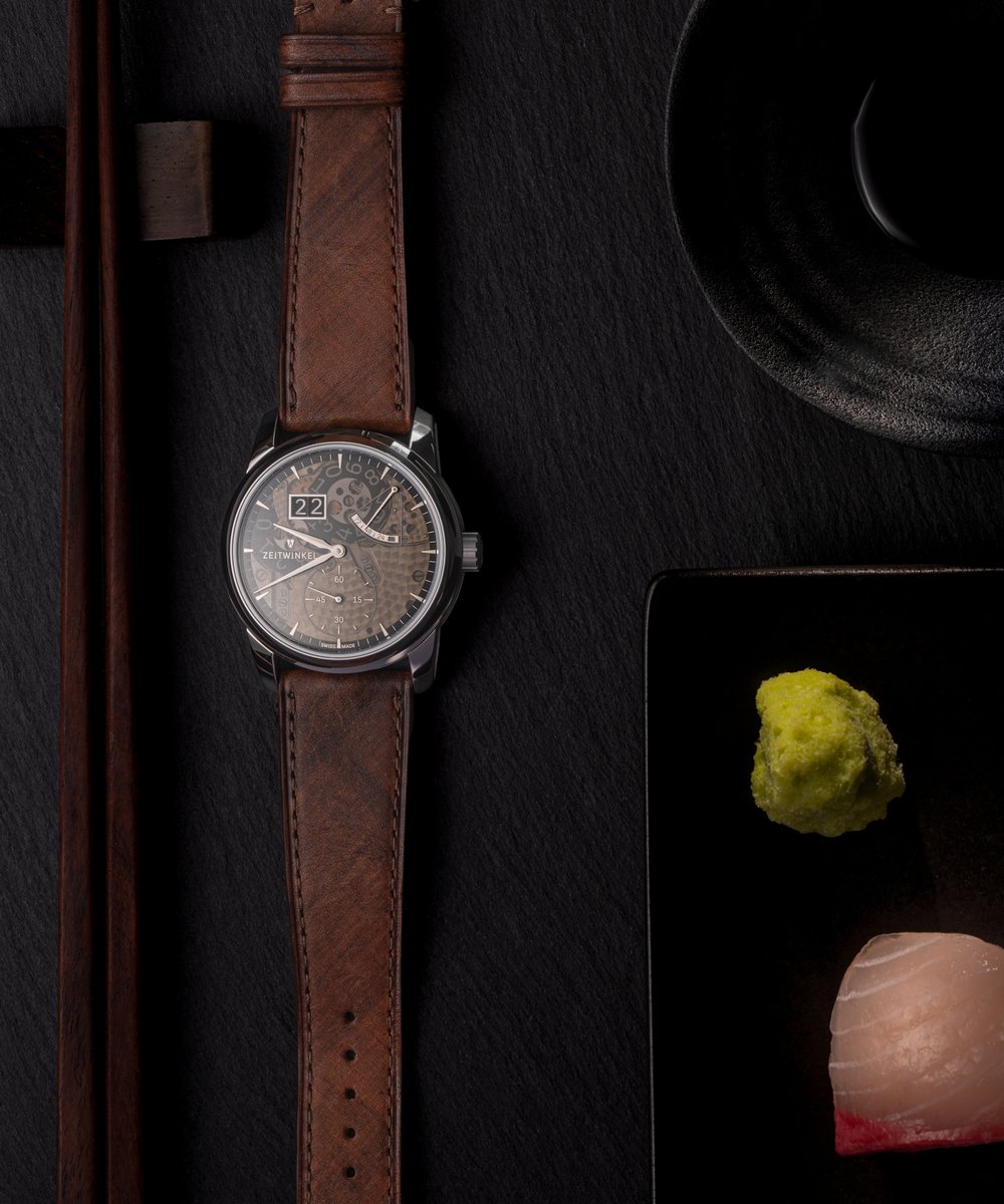 Zeitwinkel's tweet photo. Zeitwinkel’s new 39.7mm model 173° Saphir Fumé.

#swissmade #independentwatchmaking #inhousemovement #actuallywearit https://t.co/wpHKTI4S9Q