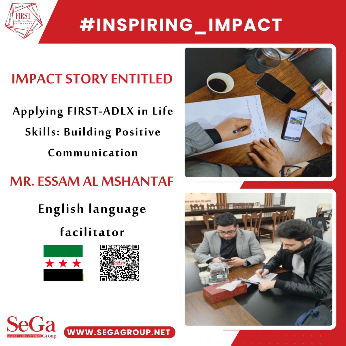 FIRSTFramework's tweet photo. Building Positive Communication in Homs: When Learning Becomes an Active Deep Learner eXperience! ✨

Read the full impact story here: 👇
🔗 https://t.co/gvpjDFOWJa

#inspiringimpact
#LearnerExperience
#ActiveDeepLearnerExperience
#FIRST_ADLX_Framework https://t.co/XfIR936o75