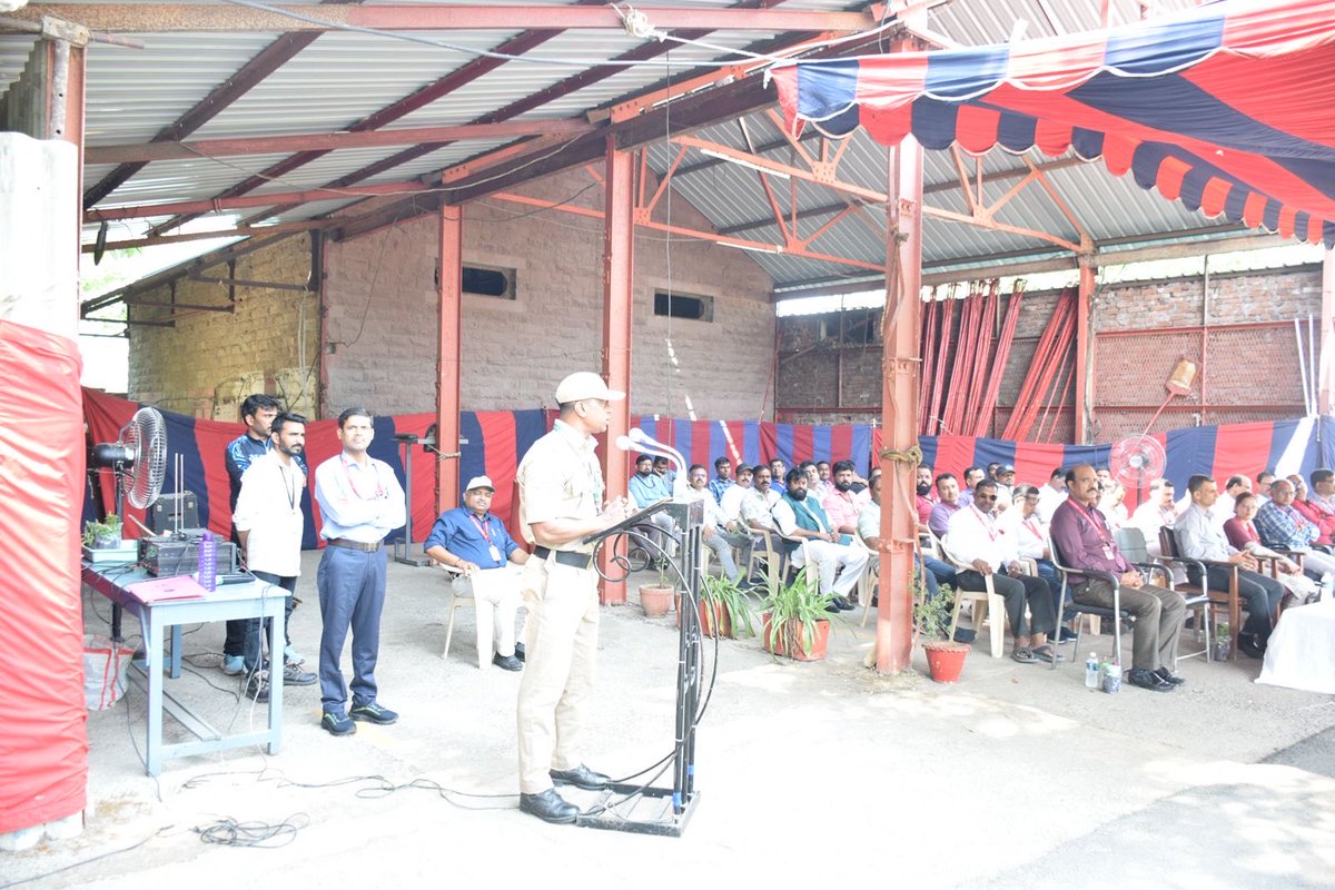 PRO_HEF's tweet photo. Fire safety week was observed from 14.04.26 to 20.04.26 at HEF,MIL,Pune emphasizing fire prevention, safety awareness and emergency preparedness. Live demonstrations were conducted on emergency response techniques, fire prevention practices and rescue operations.@IndiaMunitions https://t.co/OarZAER9nR
