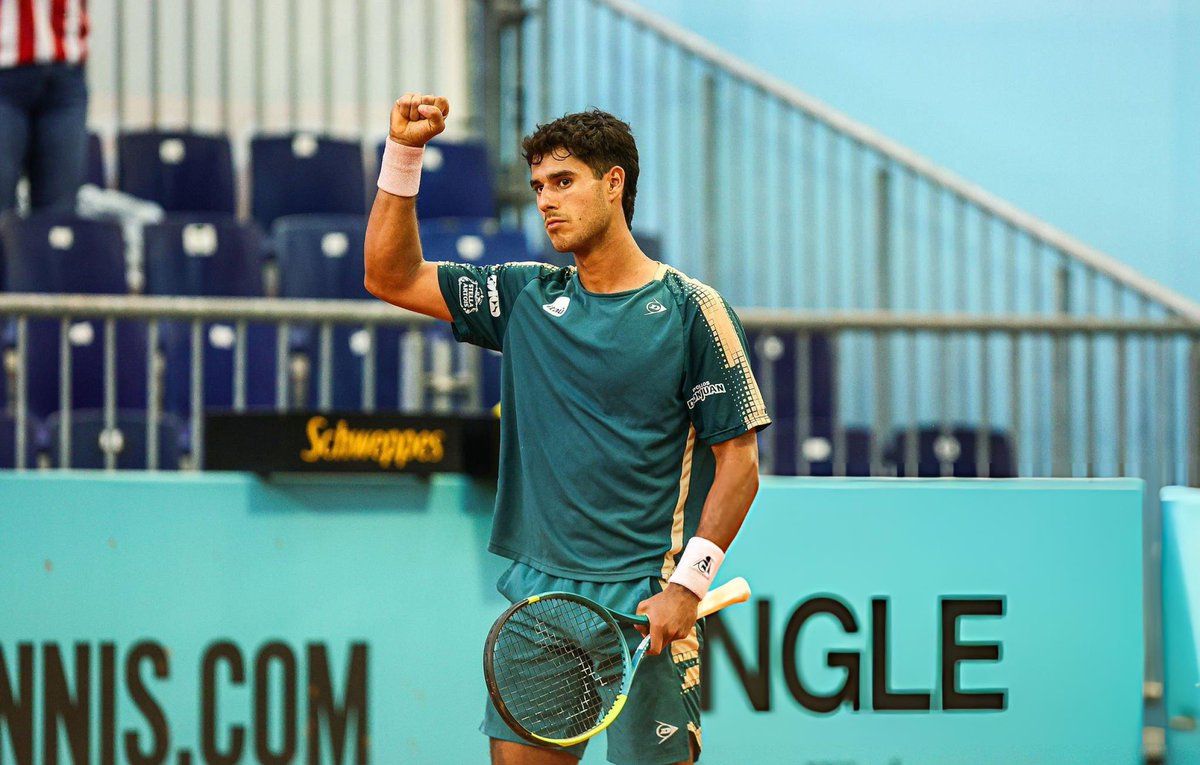 Qué tremendo momento de Dani Vallejo.

Venció por 6-4, 6-4 a Grigor Dimitrov, ex #3 del mundo.

🇵🇾