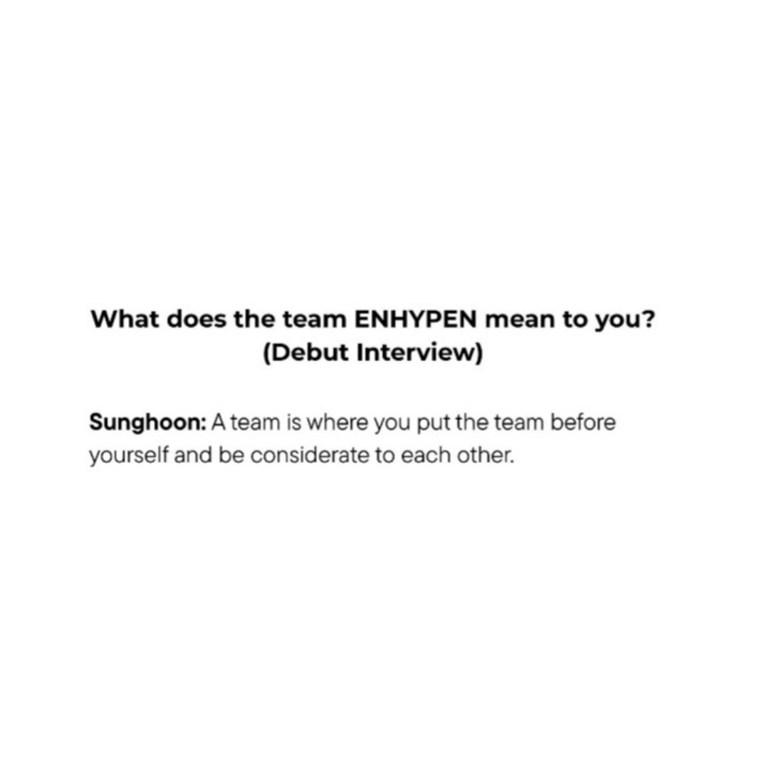kungyayz's tweet photo. sunghoon carries the ENHYPEN name with so much pride. he never misses a chance to introduce himself as a member &amp; wears that title everywhere he goes. i love how dedicated he is by always putting the group first.

you can never doubt his love for his team. https://t.co/vtGM1KBX4p