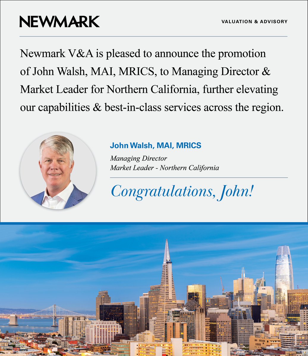 Newmark Valuation & Advisory tweet media