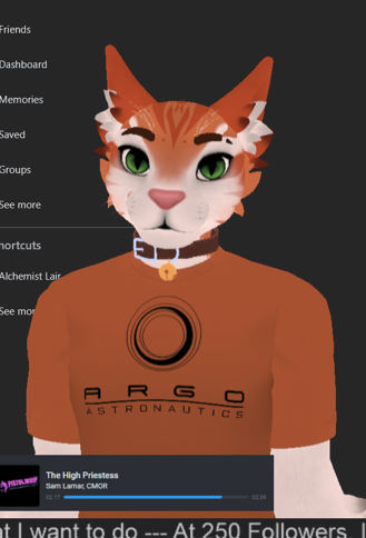 Le_Alchemist's tweet image. How catboi can look like with this setup based on the background, I need to set up the scene camera better
Also need to just record a video showing off all the features I have been working on with #warudo
#streamer #vtuber #furry