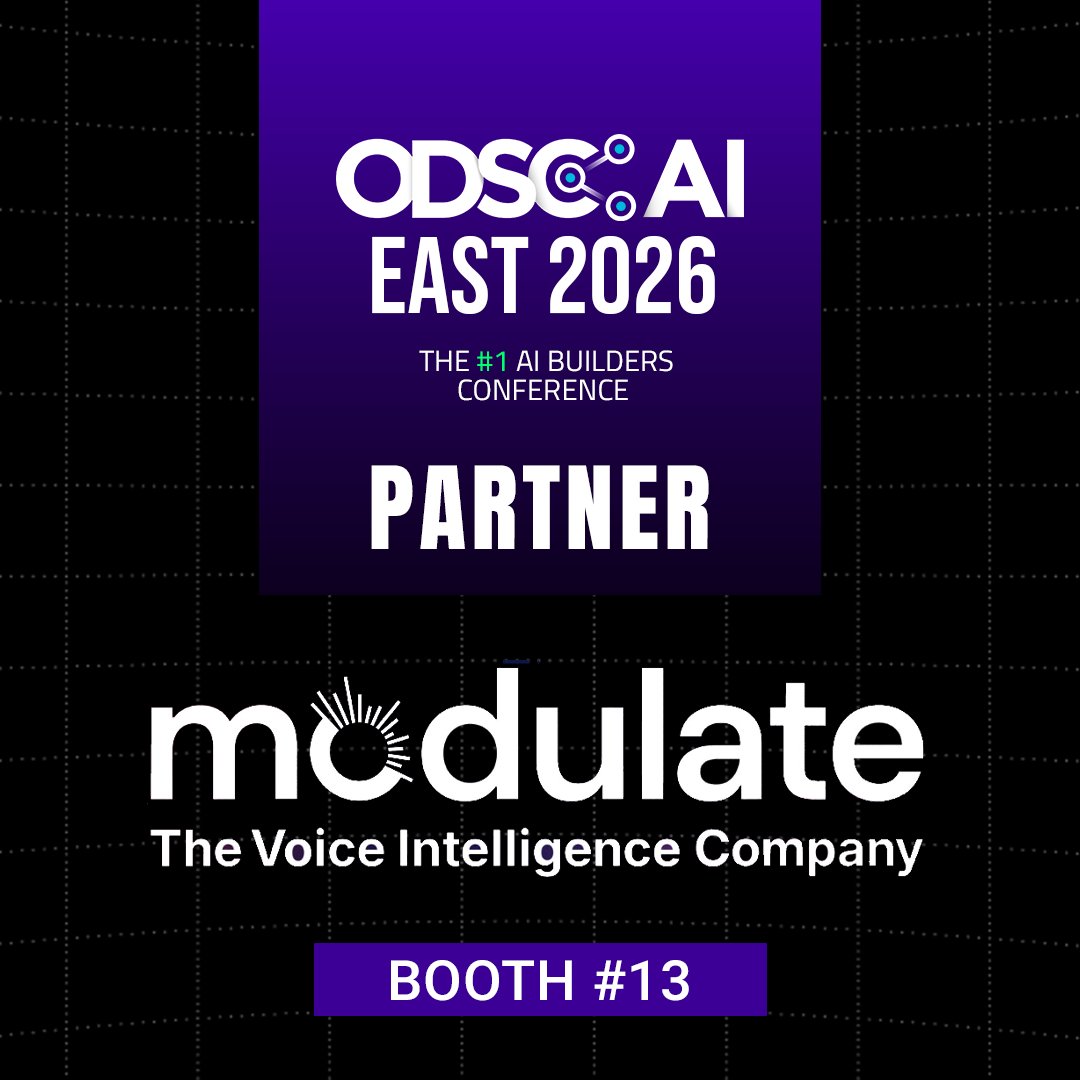 ODSC (Open Data Science Conference) AI tweet media