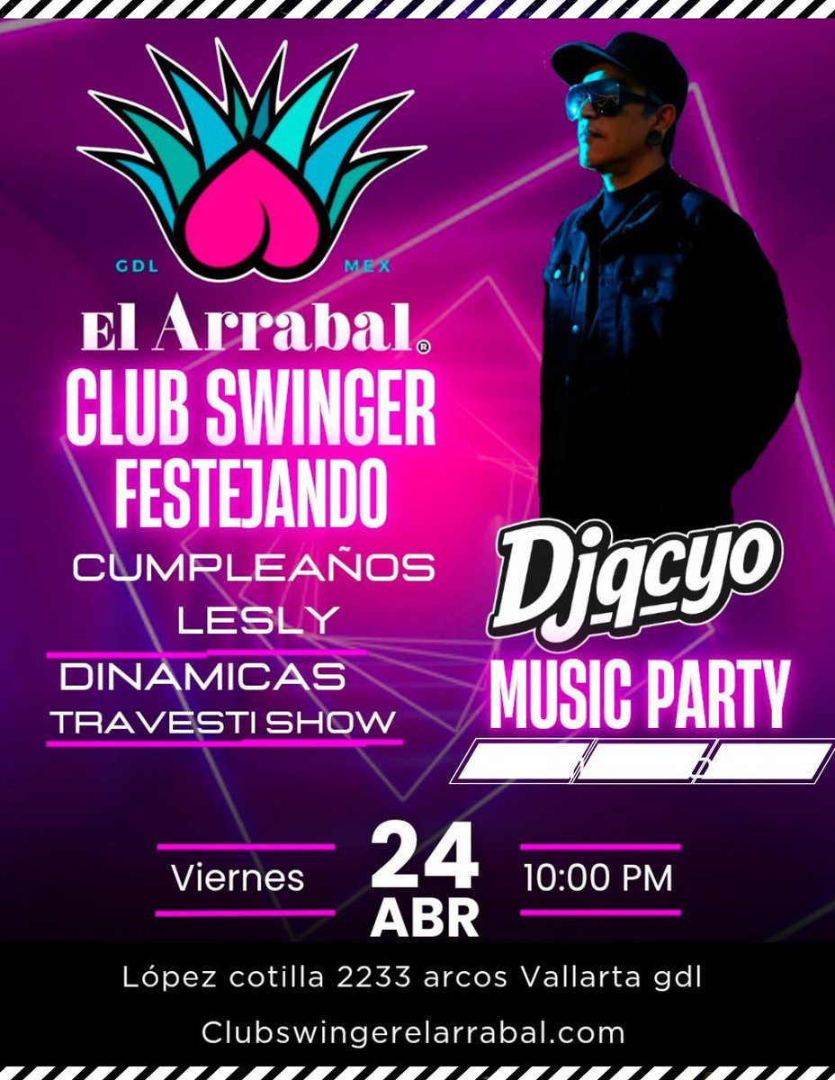 El Arrabal Club swinger GDL tweet media