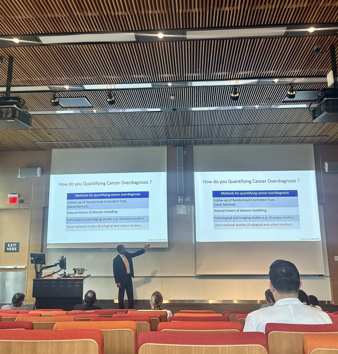DellMedIntMed's tweet photo. Yesterday’s Department of Medicine Grand Rounds featured Dr. Adewole “Ade” Adamson and a thought‑provoking discussion on how diagnostic practice shapes cancer epidemiology. Thank you to Dr. Adamson and everyone who joined us in person and on Zoom! https://t.co/c4GihIehOU