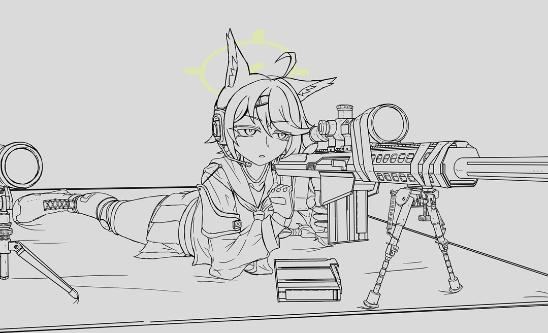後なんか横に銃置きたいよね 