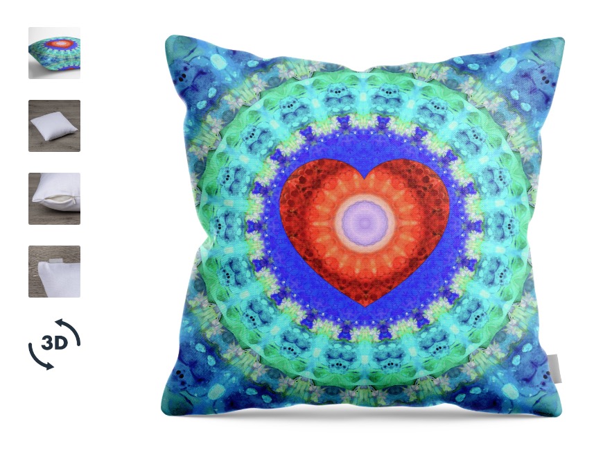 's tweet image. Pillows! fineartamerica.com/featured/blue-… #pillows #throwpillows #homedecor #heart #love #romantic #romance #art #artwork #home #SharonCummingsArt #buyintoart