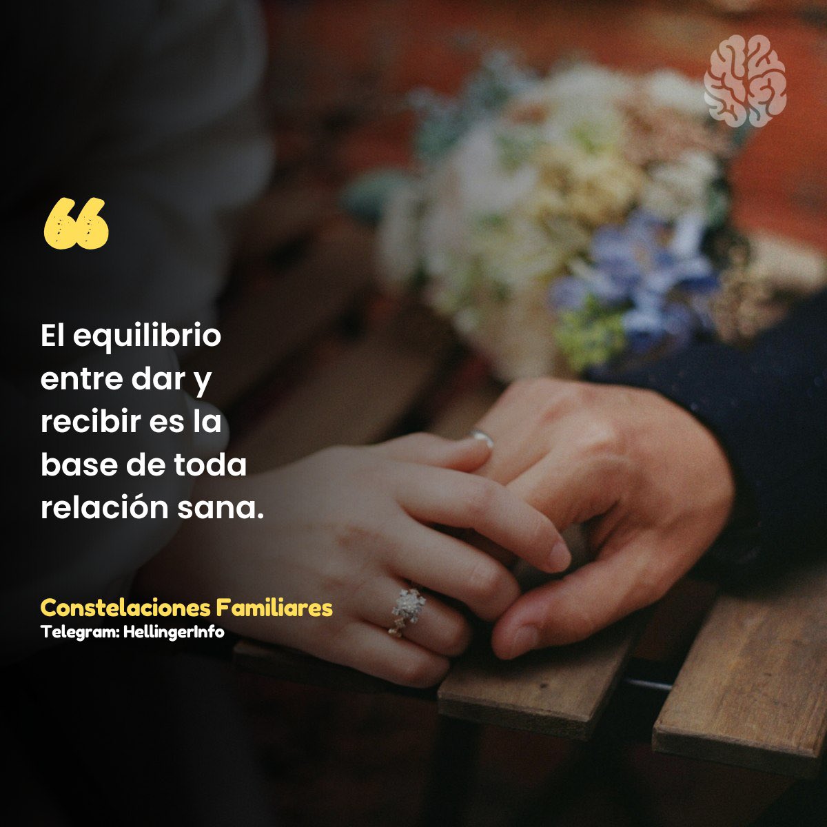 BertHellinger_'s tweet photo. Una relación funciona cuando hay un intercambio justo, donde ambas personas se sienten valoradas y tomadas en cuenta. Si uno da constantemente y el otro solo recibe, con el tiempo aparece el desgaste, el resentimiento o la sensación de no ser importante. https://t.co/5hSwWAThLj