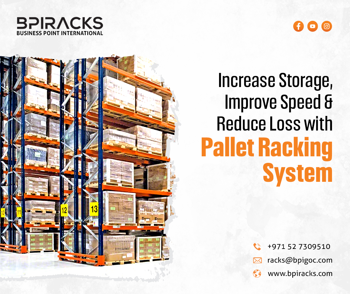 Racks_Shelves's tweet image. Improve Warehouse Organization, Increase Storage Space &amp;amp; Reduce Handling Loss with Pallet Racking System - bpiracks.com/racking/pallet…

#PalletRackingSystem #PalletRacking #PalletStorage #BPIRacks #BusinessPointInternational #UAE #Dubai #Sharjah
