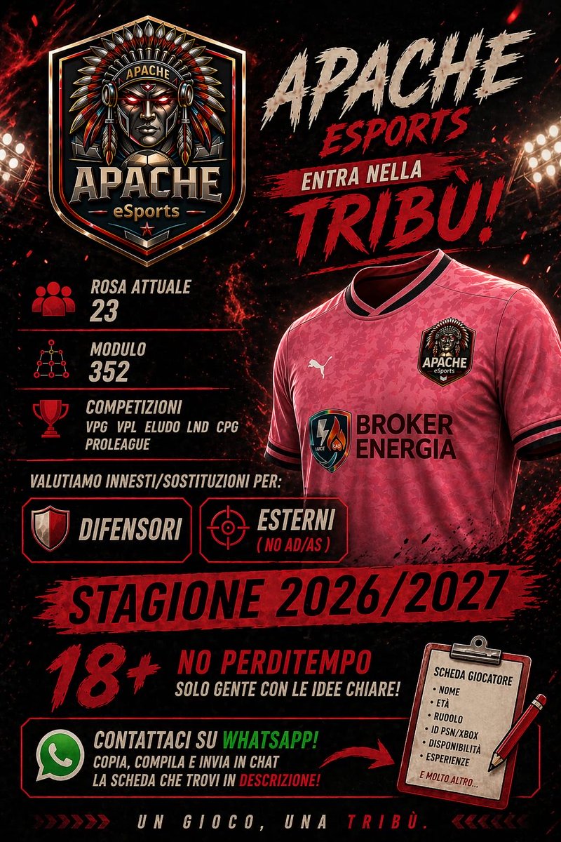 Apache eSports tweet media