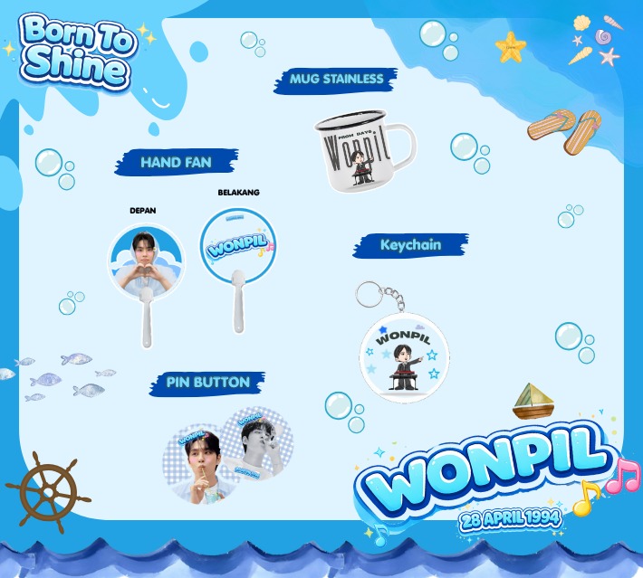 StufAnpi's tweet photo. PREE ORDER (BORN TO SHINE✨)  WONPIL DAY 🎂

Stay tuned!! 

💰 Purchase link di kolom thread https://t.co/isUsLTJmhD