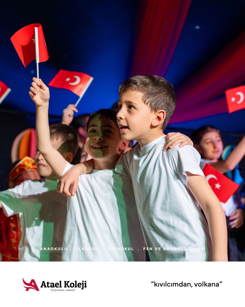 AtaelKoleji's tweet photo. 🇹🇷✨ Geleceğimizin teminatı olan ilkokul öğrencilerimiz, 23 Nisan coşkusunu büyük bir gurur ve heyecanla kutladı.

23 Nisan Ulusal Egemenlik ve Çocuk Bayramı’nı çocuklarımıza armağan eden Mustafa Kemal Atatürk’ü saygı, minnet ve özlemle anıyoruz. https://t.co/N1wAc1oGd0