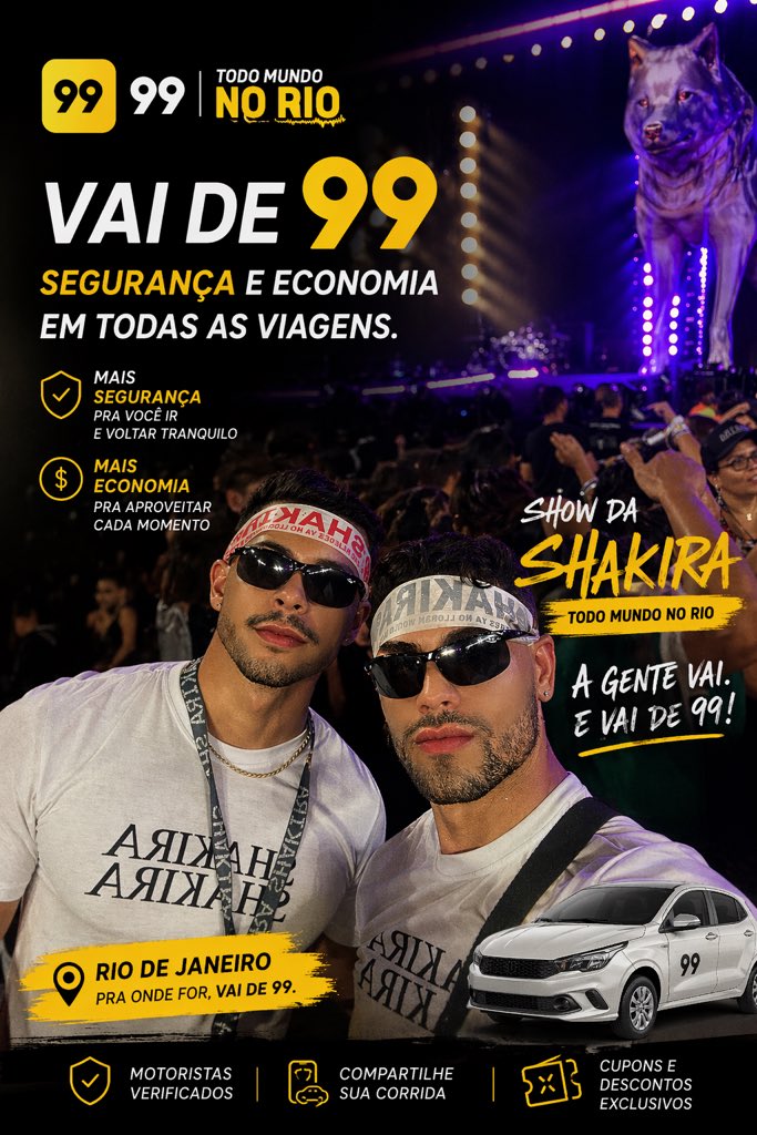 mr_gabvictor's tweet photo. @ShakiraPDBrasil @voude99 Pra ver a Loba no Rio, a gente já sabe: vai de 99. 🐺✨     #VaiDe99 #TodoMundoNoRio #99Pop https://t.co/bgF4LGEiwx