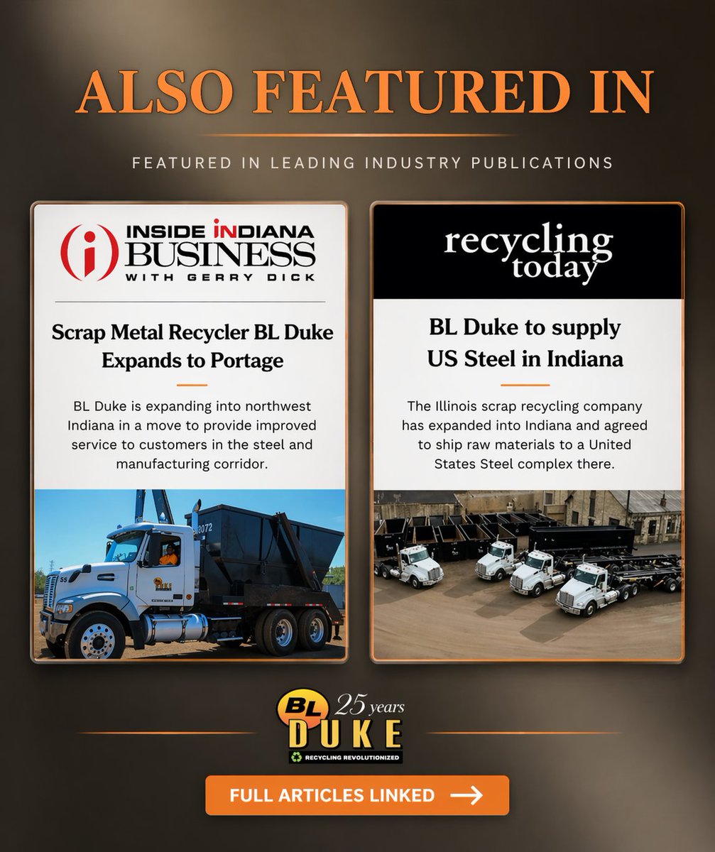 BLDukeChicago's tweet photo. Proud to be featured in leading industry publications.

Our expansion into Indiana marks another step forward as we continue to scale and deliver for our partners.

Read more:
https://t.co/bEkkHtVbNe

https://t.co/o4oni8m8xS https://t.co/3OBxP8NoSs